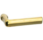 Deurklink Padania messing ongelakt, Nieuw