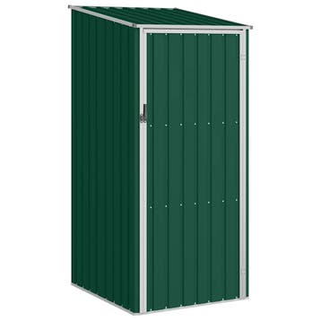 vidaXL Tuinschuur 87x98x159 cm gegalvaniseerd staal groen, Verzenden, Nieuw