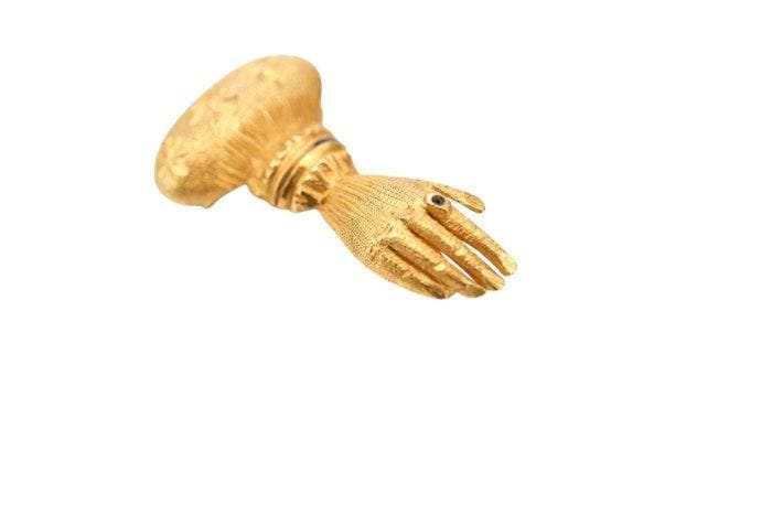 Broche - 18 carats Or jaune - Broche ancienne, Bijoux, Sacs & Beauté, Bijoux anciens