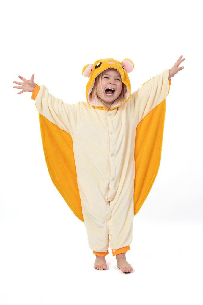 Onesie Vliegende Eekhoorn Pakje 98-104 Eekhoornpak Kostuum V, Kinderen en Baby's, Carnavalskleding en Verkleedspullen, Nieuw, Ophalen of Verzenden