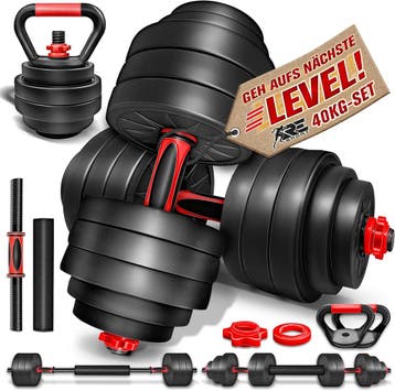 Dumbells set - Gewichten set - Halterset - Verstelbaar - 40, Verzenden, Nieuw
