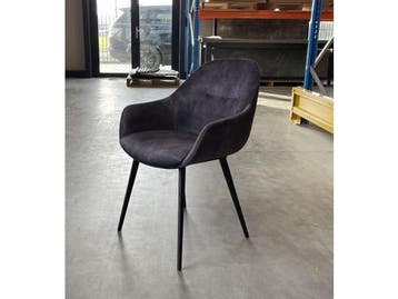 Veiling - Armstoel Kenneth (set van 6) Velvet - Velours - Gr, Huis en Inrichting, Stoelen, Nieuw
