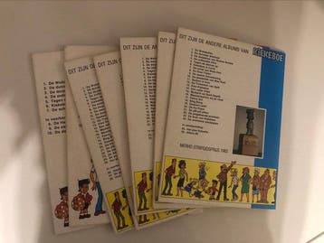Kiekeboe in de range 7 t/m 25 - 7 Album - Eerste druk -