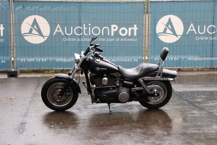 Veiling: Motor Harley Davidson Fat Bob Dyna Benzine 2013, Motos, Motos | Harley-Davidson, Enlèvement