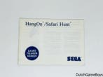 Sega Master System - Hang On / Safari Hunt - Manual, Auto diversen, Handleidingen en Instructieboekjes, Verzenden