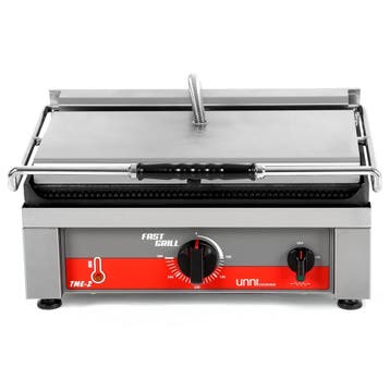 Contact-/Paninigrill | FAST GRILL | Enkel XL | Gegroefd, Verzenden, Nieuw in verpakking