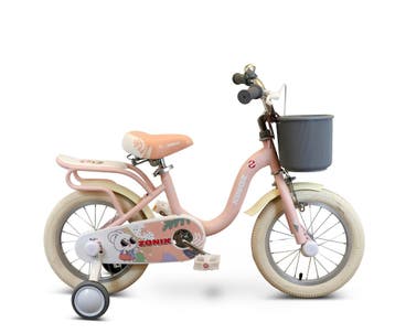 Zonix Meisjesfiets 14 Inch Licht Pastelroze Kinderfiets Met, Fietsen en Brommers, Ophalen of Verzenden, Nieuw