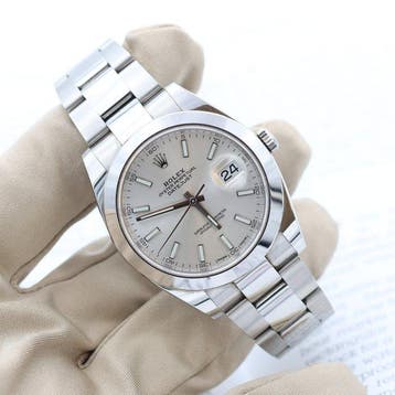 Rolex - Oyster Perpetual Datejust 41 Silver Dial - 126300, Nieuw