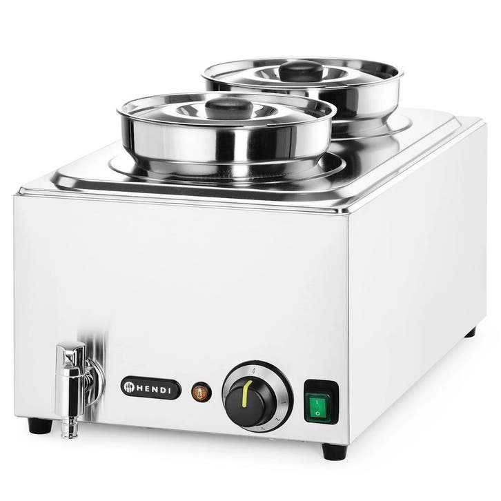 Hotpot Bain-Marie | RANGER | Elektrisch | 2x 4L | 30°C/85°C, Zakelijke goederen, Horeca | Keukenapparatuur, Nieuw in verpakking
