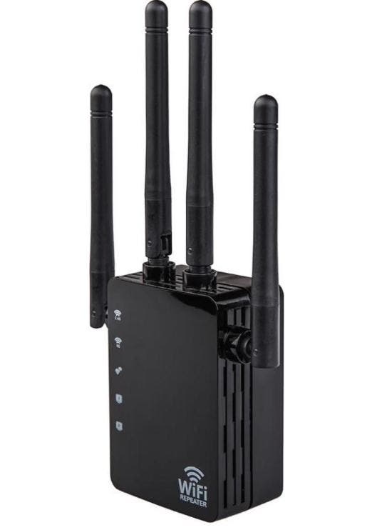 DrPhone WR4 Pro WiFi Versterker – 1200Mbps Dual Band (2.4GHz, Computers en Software, Routers en Modems, Nieuw, Verzenden