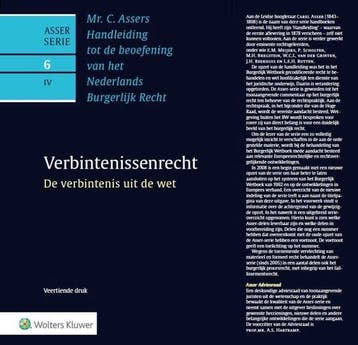 Asser 6-IV De verbintenis uit de wet 9789013130188, Boeken, Verzenden, Gelezen