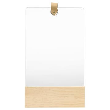 vidaXL Wandspiegel 23x29,5 cm massief grenenhout, Verzenden, Nieuw