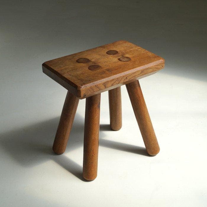 Kruk - Eik - Brutalistische Vintage, Antiquités & Art, Art | Objets design