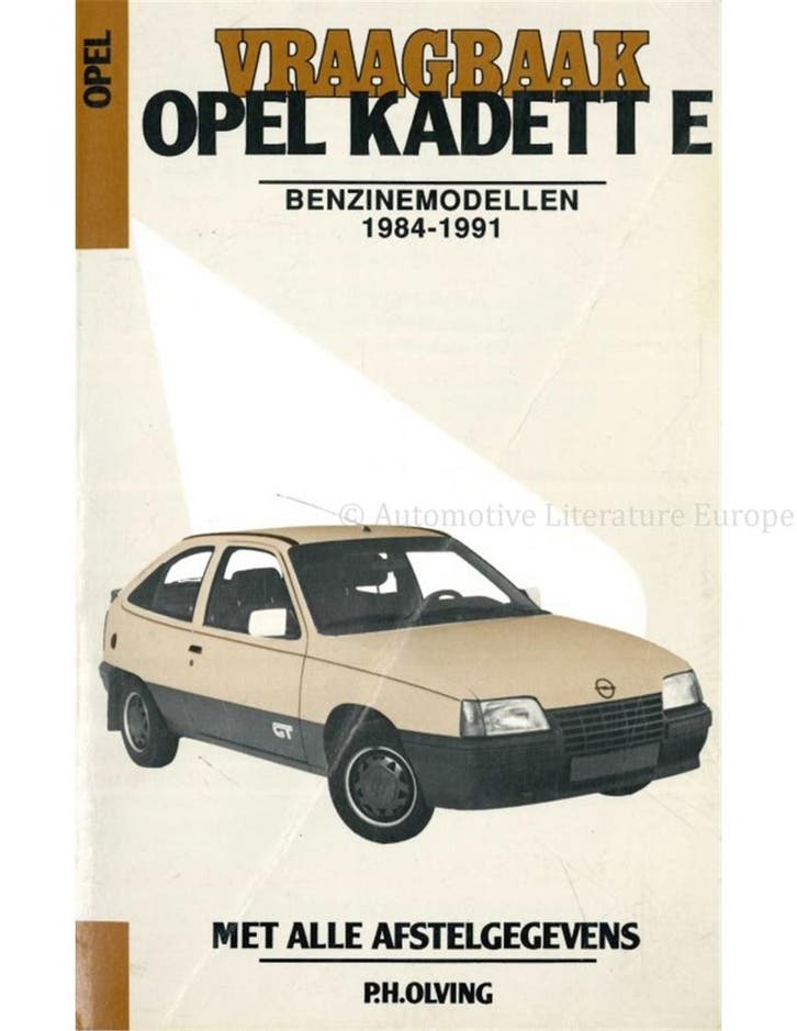 1984 - 1991 OPEL KADETT E BENZINE VRAAGBAAK NEDERLANDS, Autos : Divers, Modes d'emploi & Notices d'utilisation