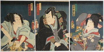 Utagawa Kunisada II (1823–1880) – Mochizuki Saemon, Yasuda