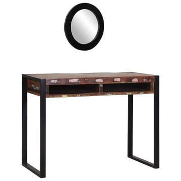 vidaXL Kaptafel Multikleur 100 x 50 x 75 cm Massief, Verzenden