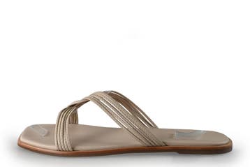 Schoen Slippers in maat 41 Beige, Slippers, Verzenden, Beige, Zo goed als nieuw