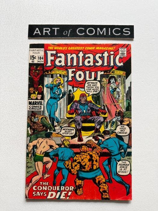 Fantastic Four #104, #105 - Magneto, Sub-Mariner, Richard, Boeken, Strips | Comics