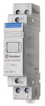 Finder 22.22 Double NO Relais Industriel 20A 12VDC -, Verzenden