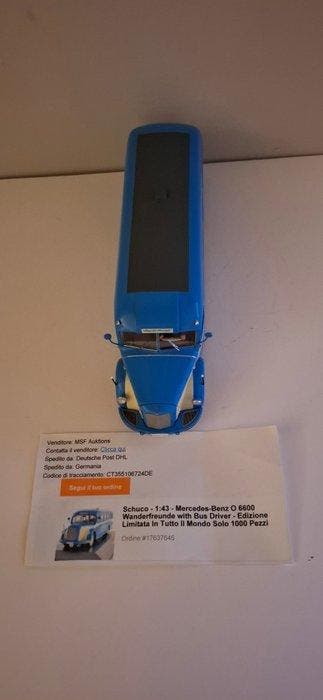 Schuco 1:43 - Camion miniature - Mercedes-Benz O 6600/ OM, Nieuw