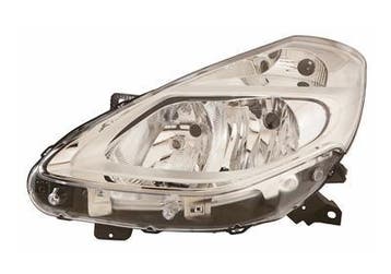 Renault Clio 2009-2012 Koplamp Links Chrome (Koplampen), Verzenden