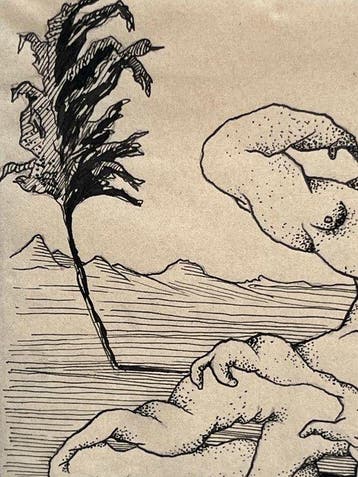 George Spiro (1909-1994) - Figures hybrides : paysage