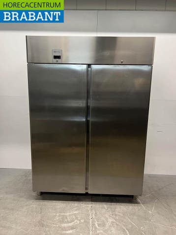 Congélateur Electrolux à double porte en acier inoxydable, 1, Verzenden
