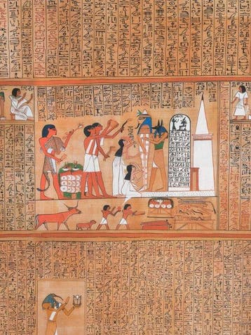 5,70 x 1,40 meter Laatste lot Replica van Oud-Egyptische