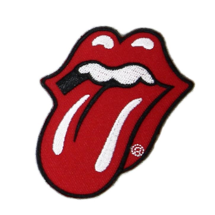 The Rolling Stones Tongue and Lips Patch Rood, Hobby & Loisirs créatifs, Bricolage