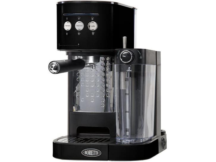 Boretti B400 - Espressomachine - Cappuccino en latte met, Elektronische apparatuur, Koffiezetapparaten, Zo goed als nieuw, Verzenden