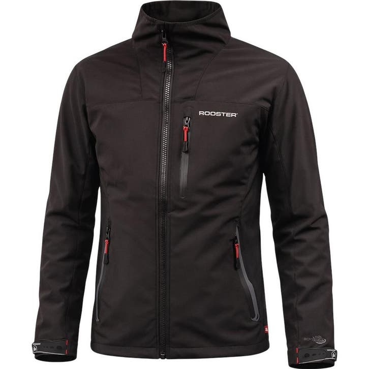 Rooster Soft Shell Jacket Zwart, Watersport en Boten, Watersportkleding, Nieuw, Ophalen of Verzenden