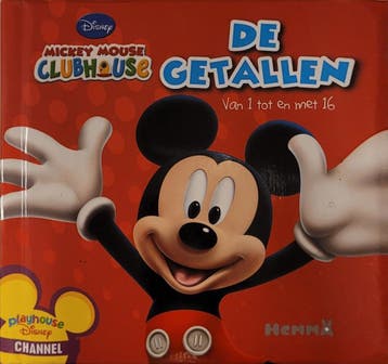 DE GETALLEN VAN 1 TOT EN MET 16 - DISNEY MICKEY MOUSE CLUB, Verzenden