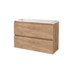 Badmeubelset BWS Salt 100x39cm Greeploos 2 Lades Met, Ophalen of Verzenden, Bad