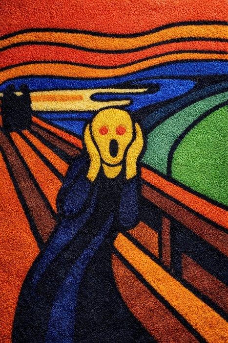 RAF - Soft Scream (Handmade), Antiquités & Art, Art | Peinture | Moderne