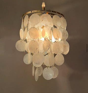 Lustre (2) - Coquille, métal doré