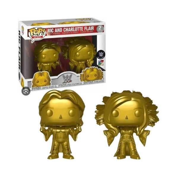 Funko Pop! WWE: Ric And Charlotte Flair 2-pack WWE, Collections, Jouets miniatures, Envoi