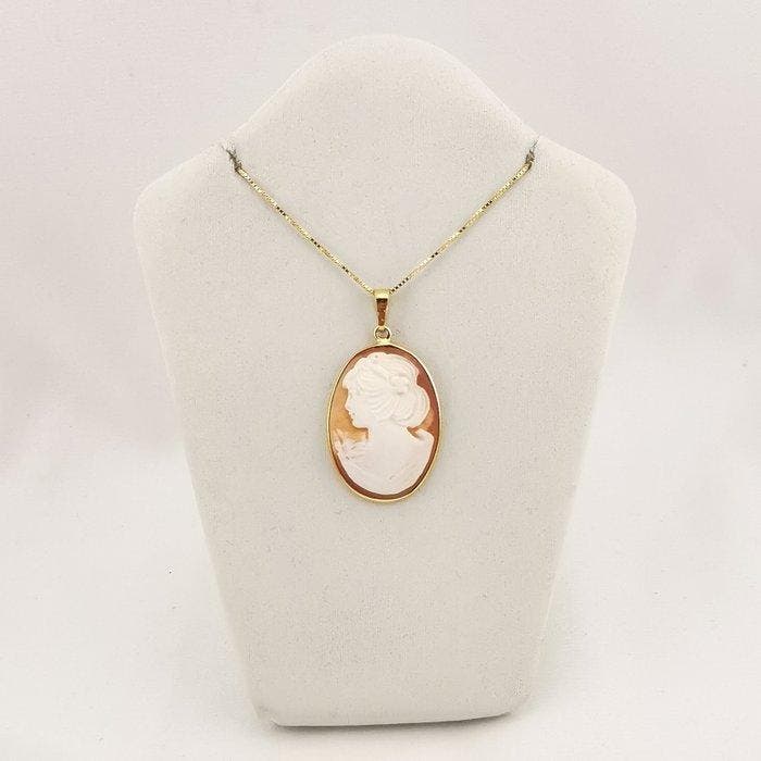 Argento 925 - Camée - Caméo gravé à la main, Antiek en Kunst, Curiosa en Brocante