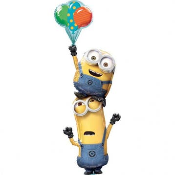 Minions Helium Ballon XL 1,54m leeg, Verzenden, Nieuw
