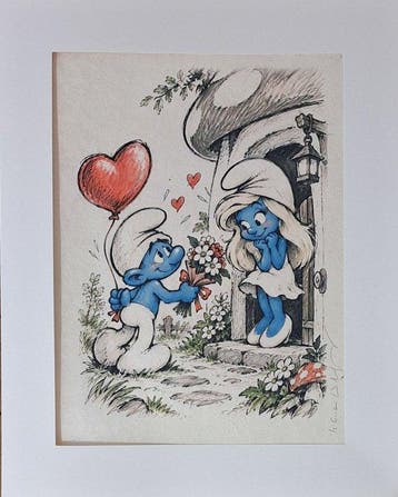 Emma Wildfang - Lover Smurf - Series -Little Moments – Big