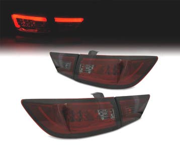 FEUX ARRIÈRE POUR RENAULT CLIO 4 13-16 LIGHT BAR ROUGE FUMÉ, Autos : Pièces & Accessoires, Verzenden