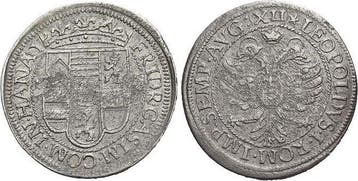 12 Kreuzer Hanau-lichtenberg Friedrich Kasimir 1641-1685, Verzenden, België