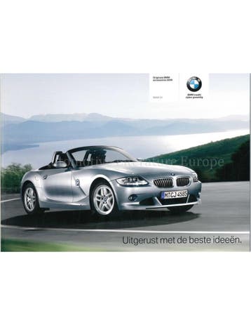 2009 BMW Z4 ONDERDELEN & ACCESSOIRES BROCHURE NEDERLANDS, Nieuw