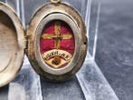 Reliekhouder - Glas, Zilver - 1850-1900 - Heilige Kruis van