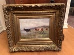 Carlo Pittara (1836-1890) - Mucche al pascolo