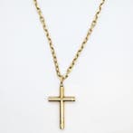 Ketting met hanger - 18 karaat Geel goud