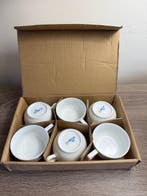 Service à petit déjeuner - Porcelaine - Six tasses et