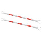 vidaXL Pylonstangen inklapbaar 116-197 cm kunststof 2 st, Verzenden, Nieuw