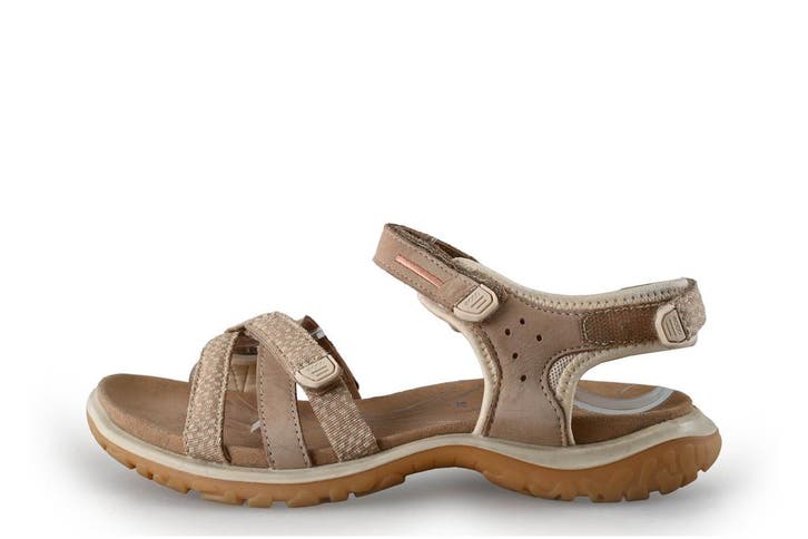 Ecco Sandalen in maat 36 Beige, Kleding | Dames, Schoenen, Beige, Zo goed als nieuw, Sandalen of Muiltjes, Verzenden