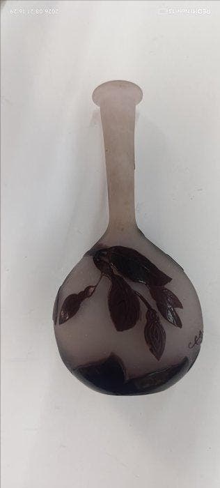 Emile Gallé - Vaas - verre - Vaas Gallé Art Nouveau