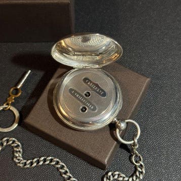 French Silver Pocket Watch – Clairdent à Charleville -, Nieuw
